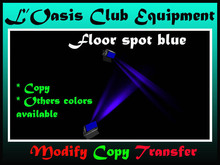 floor spot blue