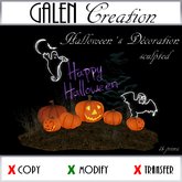 *** GALEN CREATION *** Deco halloween 1(15 prims)sans particles