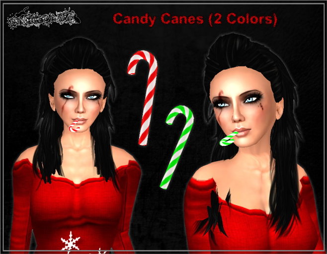::DarKCatZ:: Candy Canes (2 Colors)
