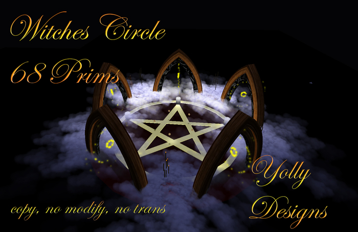 Witch Circle for Halloween