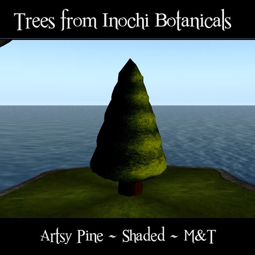 Inochi Trees - Artsy Pine - Shaded - 1 Prim