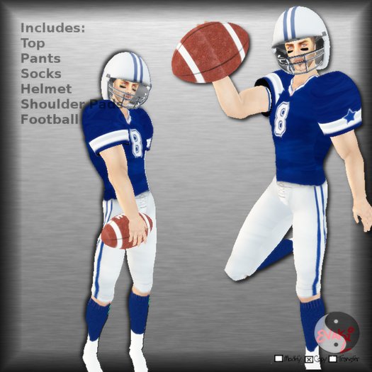 ::Evaki:: Football Uniform ~Blue