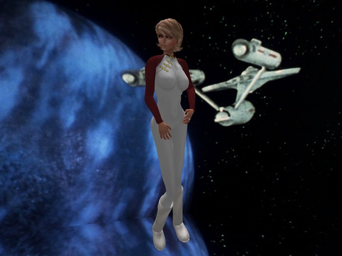 Trek Uniform For Woman - White