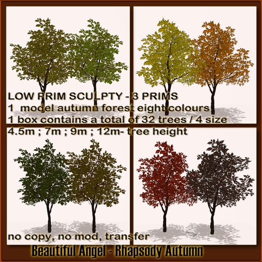 AutumnTree  - 8 shades (32 pcs)