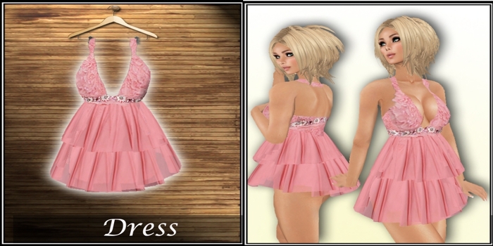 KL *aB  PRC003 IVY - SHORT MINI DRESS- CASUAL DRESS