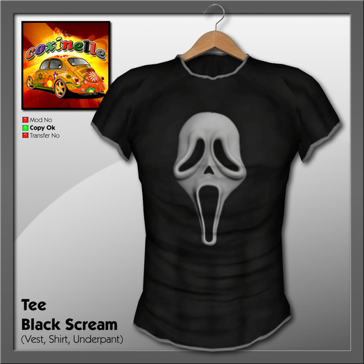 Coxi - T-Shirt black Scream