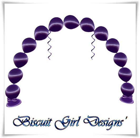 Balloon Arch - Metallic Purple ~ Boxed