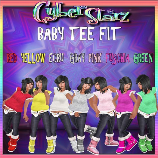 ~>CS<~BABY TEE FIT GRAY  FIT ONLY