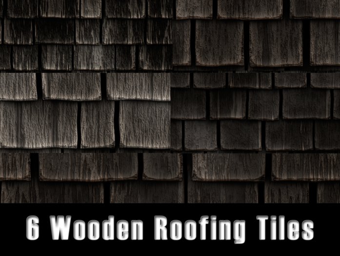 ::DS:: 6 Wooden Shingles