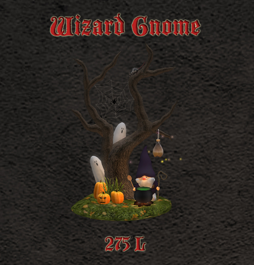 Stonewood Wizard Gnome & Tree
