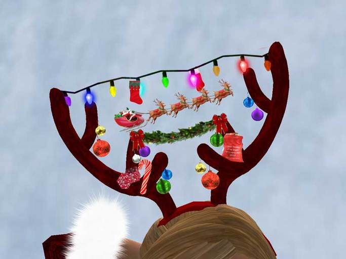 Crazy Christmas Antlers