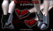 Dare Designs: Metropolitan boots - silver