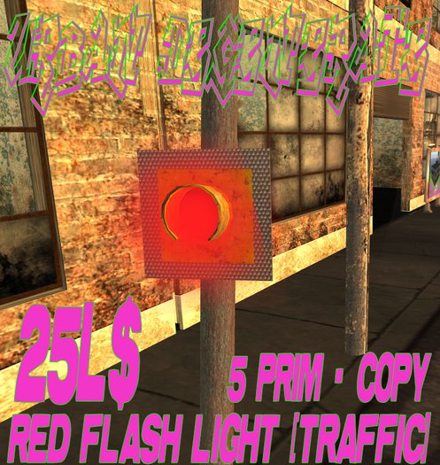 FLASHLIGHT RED -TRAFFIC- 