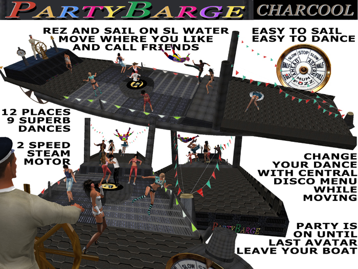 Party Barge CHARCOOL