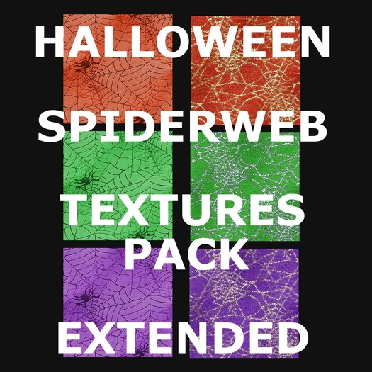 Halloween spiderweb textures pack Extended
