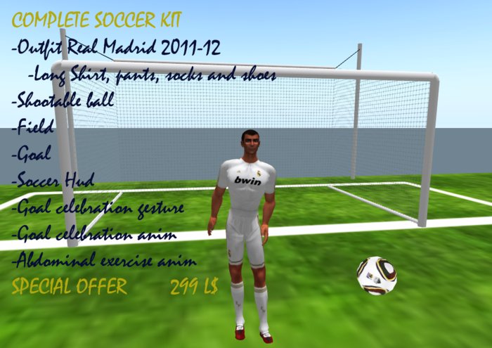 REAL MADRID FULL KIT SOCCER PLAYER 2011-2012 EQUIPMENT