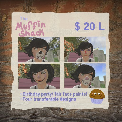 ~*The Muffin Shack*~ Party Face Paint {Boxed}
