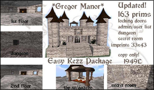 Gregor Manor  Cottages, Castles, Homes, Prefabs