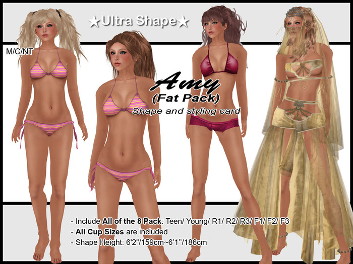 *Ultra Shape* Amy Fat Pack