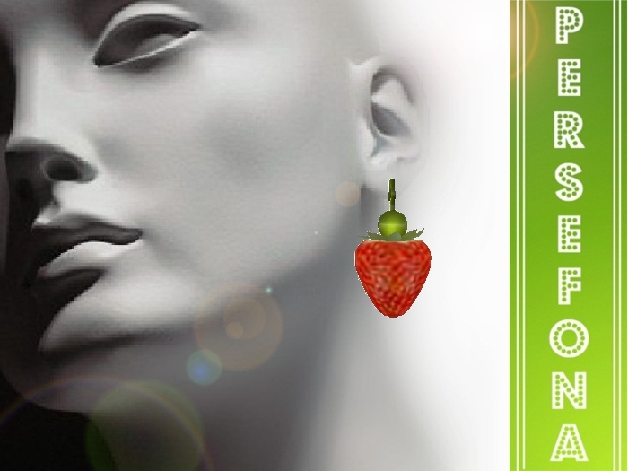 Persefona Strawberry Earrings 