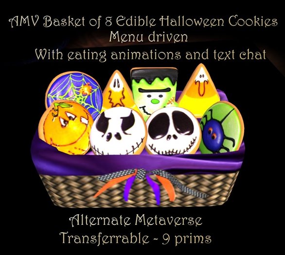 AMV Halloween Cookies - Menu Driven & Animated 