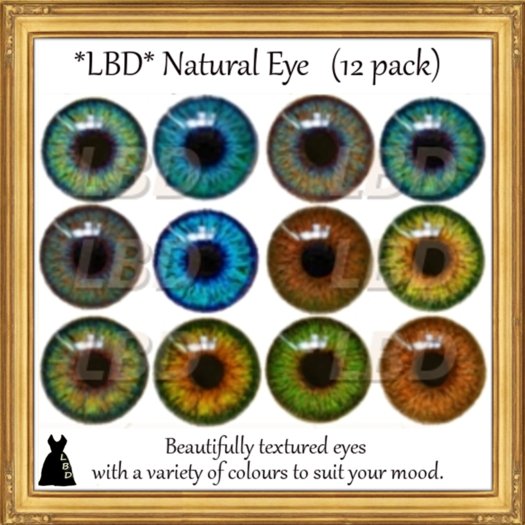 *LBD* Natural Eyes 12 Pack