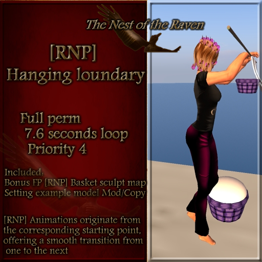 [RNP] Hanging laundry _Full Perm Laundry Animation