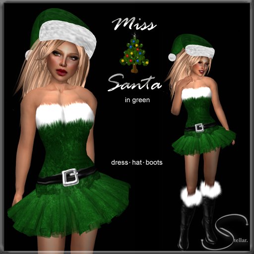 [Stellar] Miss Santa in Green