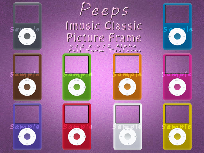 Peeps Textures Imusic Classic Picture Frame