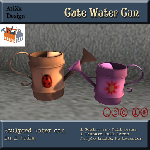 Cute Sculpted Water Can (Boxed)