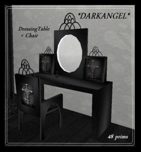 *DARKANGEL* dressing table & chair