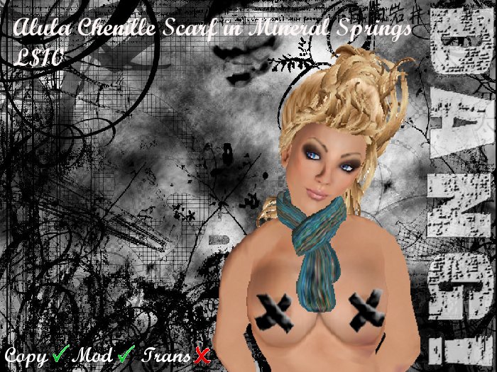 DANG! Alula Chenille Scarf ~ Mineral Springs