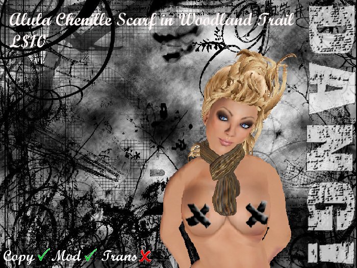 DANG! Alula Chenille Scarf ~ Woodland Trail