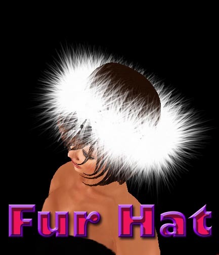 Brown Knit Fur Hat