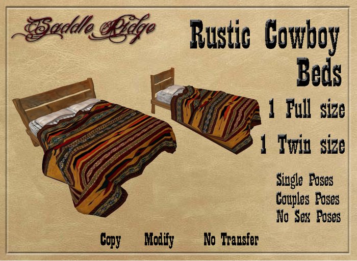 Rustic Cowboy - Beds