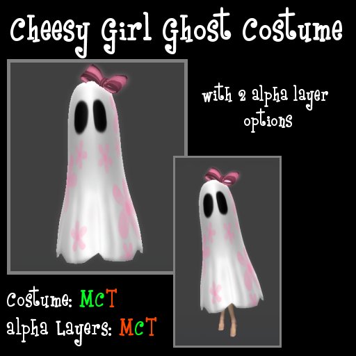 Cheesy Girl Ghost Costume