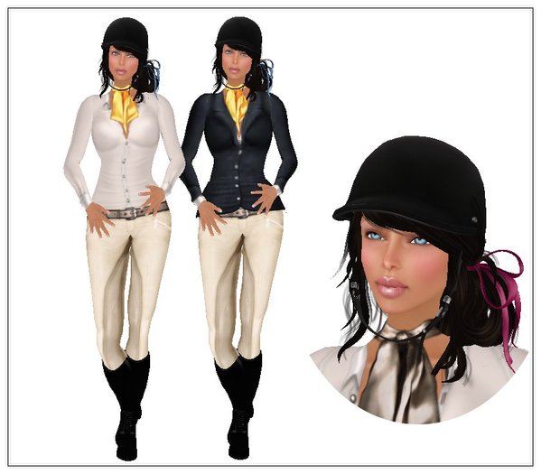 Jockey Silks: Blue Riding Jacket Set