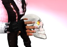 Creepy skull