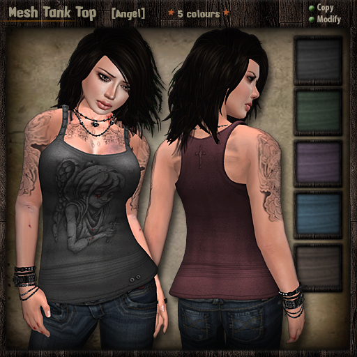 DN MESH - Tanktop :. Crying angel
