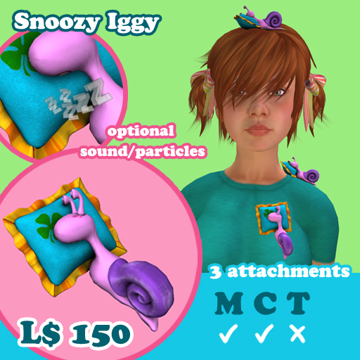 [AMH] Snoozy Iggy - purple