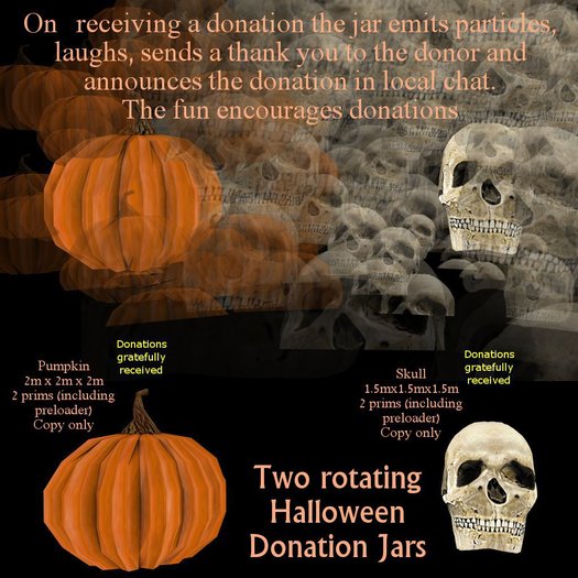 Halloween Donation / Tip Jar