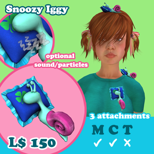[AMH] Snoozy Iggy - pink