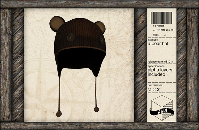 Kari - A Bear hat
