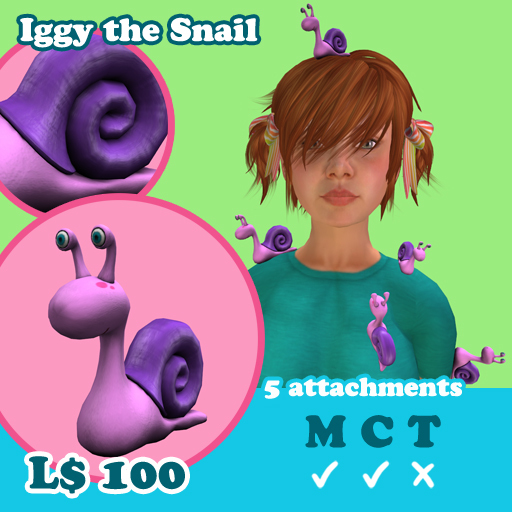 [AMH] Iggy the Snail - purple