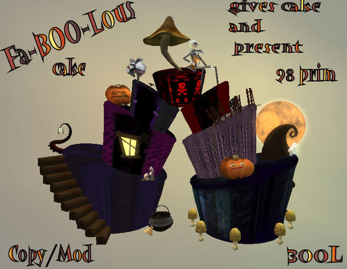 Fa-BOO-lous cake BOXED