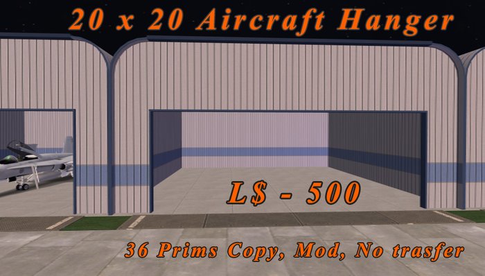 20x20 Hanger TFI