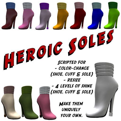[Heroic Soles]: Color-change Ring Shoes