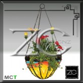 ZC Flowers - Hanging Art Basket