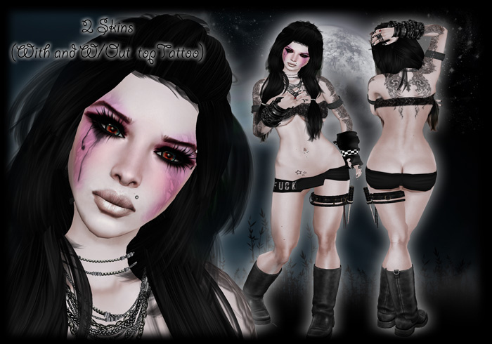 **NaCrS** - 5th Rocker (Vamp) ( 2 Skins ) - Eyelashes