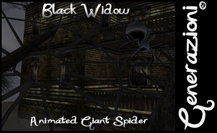 Generazioni - Animated Giant Spider & Web